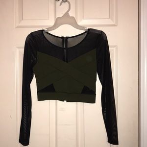 Charolette Russe Mesh Crop Top